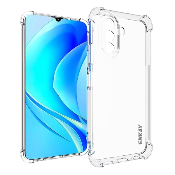 ENKAY selkeä pudotuksen kestävä kotelo Huawei Nova Y70 Plusille Transparent