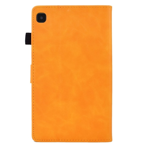 Samsung Galaxy Tab A7 Lite læder flip cover med kortlommer - Khaki Brown