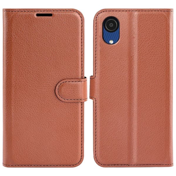 Wonderland Samsung Galaxy A03 Core Flippetui - Brun Brown