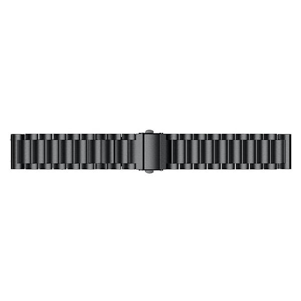 Garmin Venu / Vivoactive 3 / 3 Music ruostumattomasta teräksestä valmistettu ranneke - Musta Black