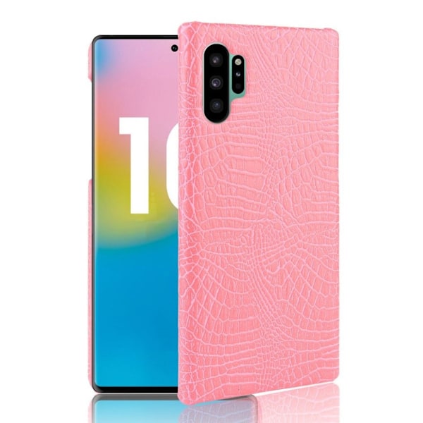 Croco Samsung Galaxy Note 10 Plus skal - Rosa Rosa