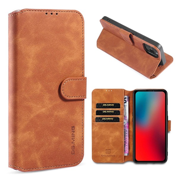 DG.Ming iPhone 13 Retro Etui - Brun Brown