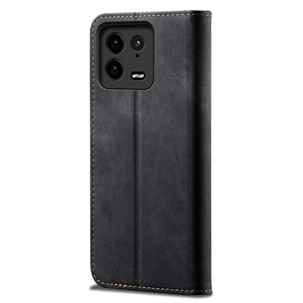Jeans Xiaomi 13 Pro Flip Etui - Sort Black