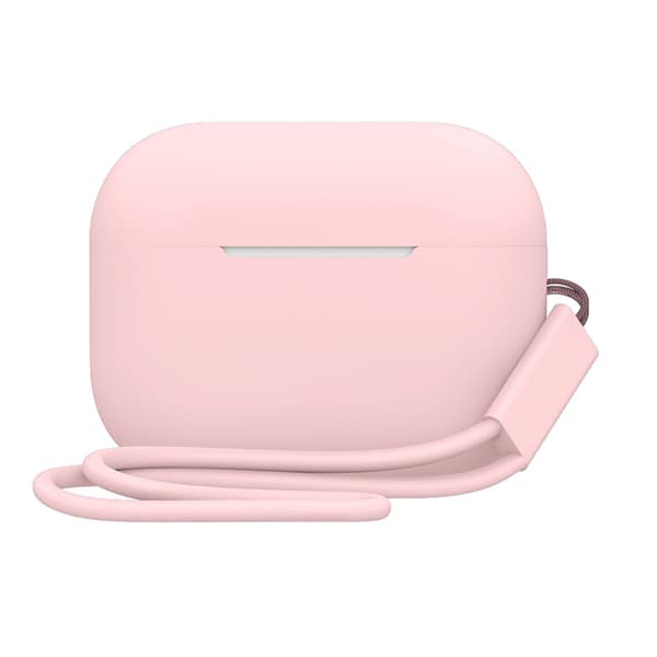 2,0 mm AirPods Pro 2 silikoneetui med rem - Lyserød Pink