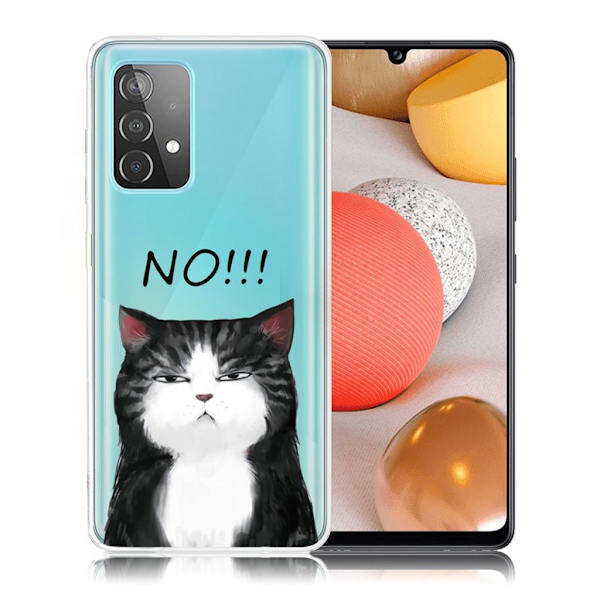 Deco Samsung Galaxy A52 5G Etui - Katt Black