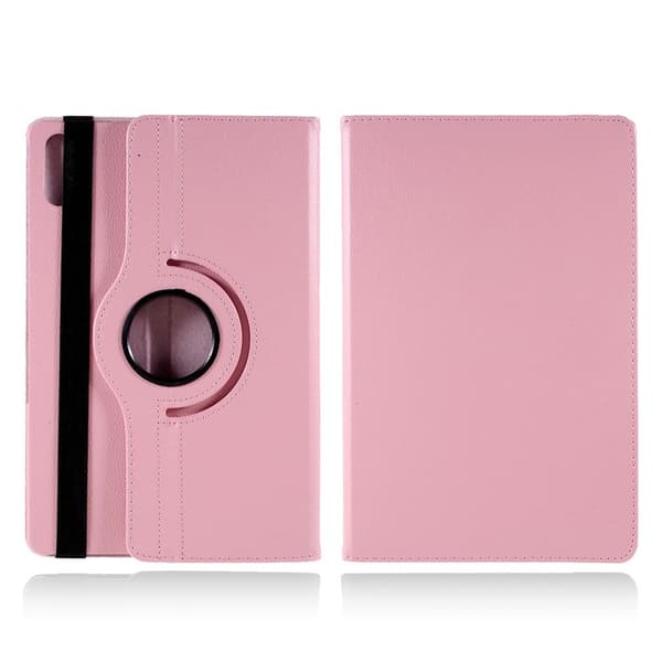 Lenovo Tab P11 Pro 360 roterbart læderetui - Lyserød Pink