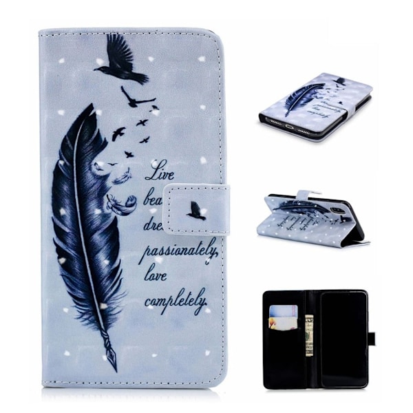Deco iPhone Xs Max cover - Sort Black