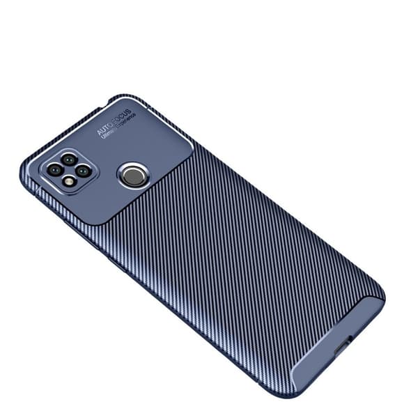 Carbon Shield Xiaomi Redmi 9C Suojakotelo - Sininen Blue