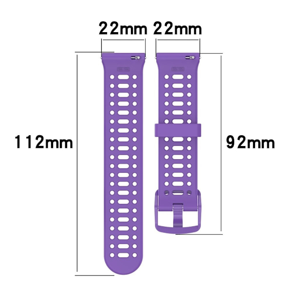 Coros Pace 3 Liquid Silicone klockarmband Justerbart armband - Grön Grön