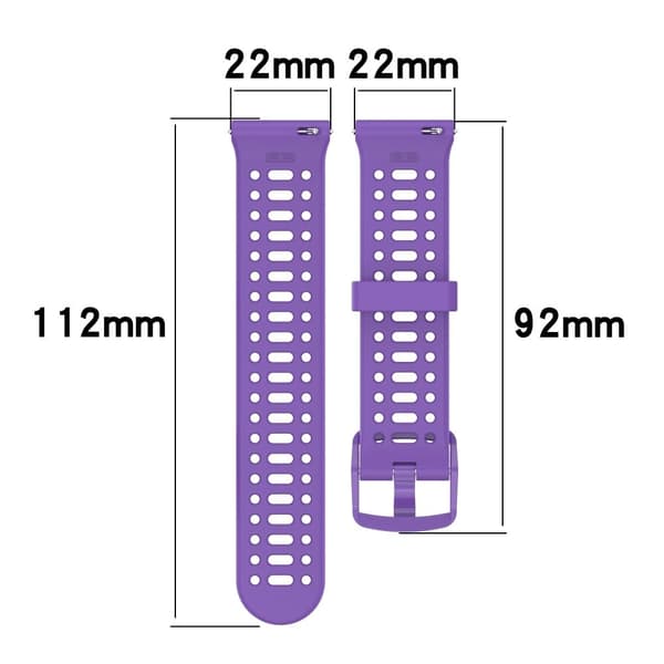 Coros Pace 3 Liquid Silicone Watch Band Säädettävä rannehihna - Vihreä Green