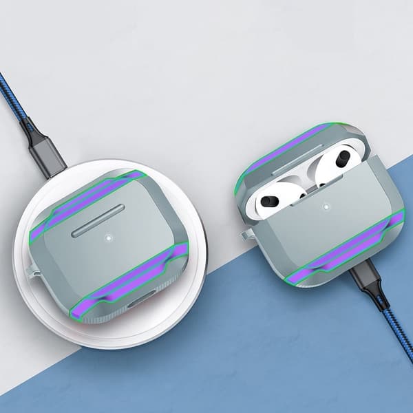 AirPods 3-beskyttelsesetui med spænde - Blå Blue