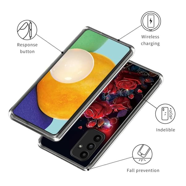 Vibe Samsung Galaxy A15 -kansi - Punainen Ruusu Red
