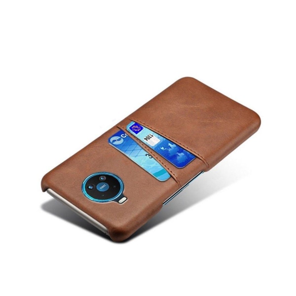 Dual Card Etui Nokia 8.3 5g - Kaffe Brown