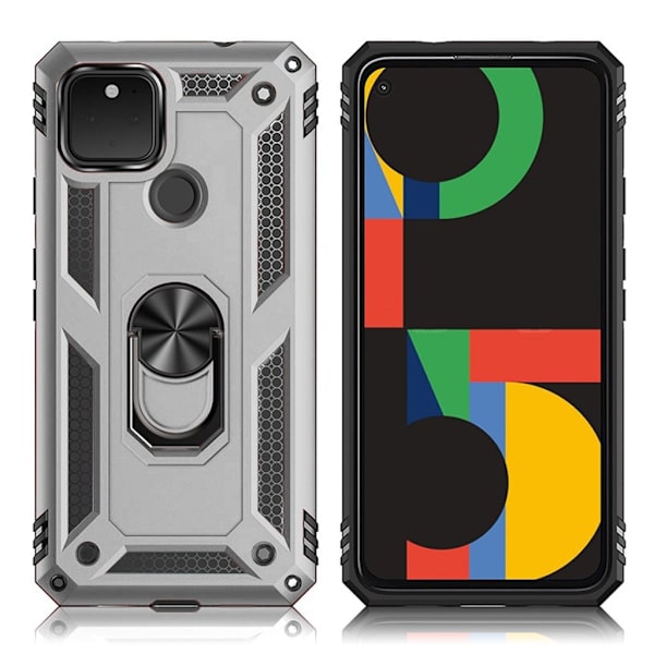 Bofink Combat Google Pixel 5 XL kotelot - Hopea Silver grey