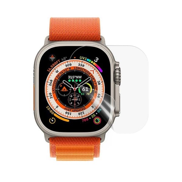 Apple Watch Ultra joustava näytönsuoja Transparent