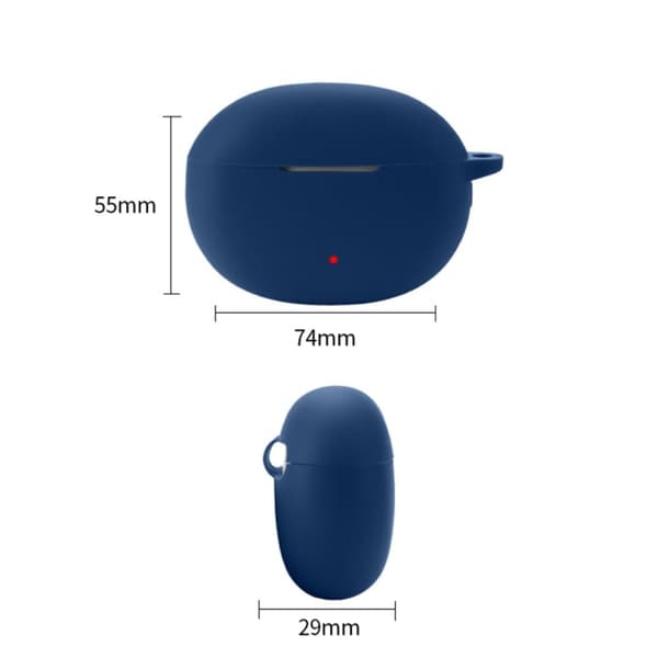 Honor Earbuds 3i silikonikotelo soljella - Valkoinen White