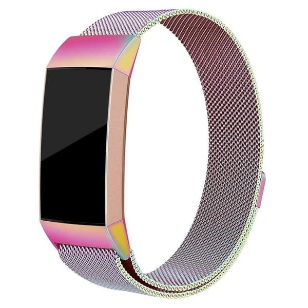 Fitbit Charge 3 Luxury Milanese Klokkereim Erstatning - Størrelse: S / Multi-Color Multicolor