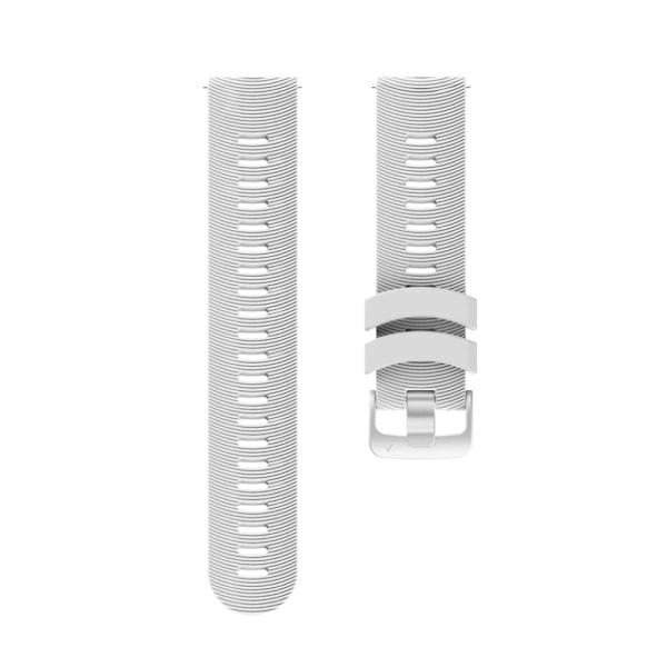 Garmin Forerunner 245 simple silicone watch band - White Vit