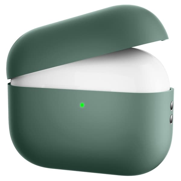 AirPods Pro 2 saranaton silikonikotelo - Mustanvihreä Green