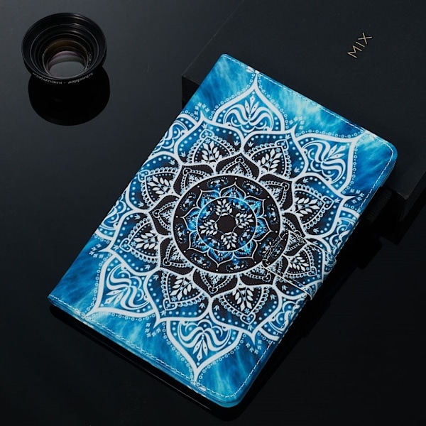 Amazon Kindle Paperwhite 4 (2018) / Kindle Paperwhite mönstrat flipfodral i läder - Mandala Blomma multifärg