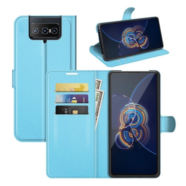 Classic ASUS Zenfone 8 Flip Läppäkotelo - Sininen Blue
