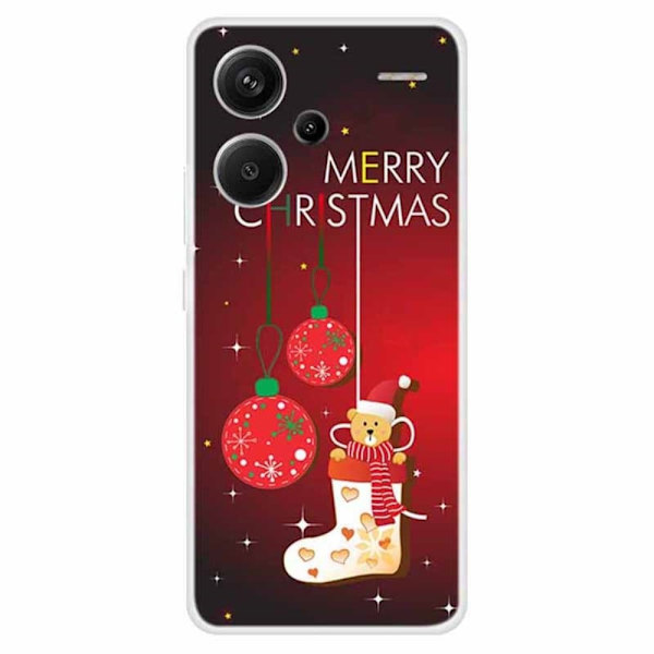 Imagine Xiaomi Redmi Note 13 Pro Plus cover - Strømpe Red