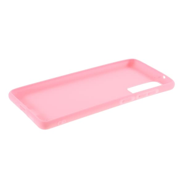 Til Samsung Galaxy S20 FE 4G/5G/S20 Lite/S20 FE 2022 Soft TPU Matte Finish Coating Slim Phone Case - Lyserød Pink