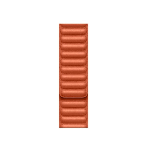 Urrem i ægte læder til Apple Watch Series 8 (41mm) - Orange Orange