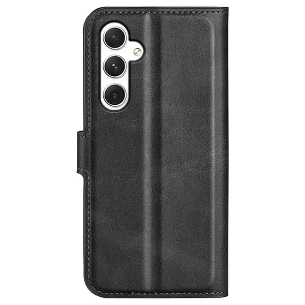 Samsung Galaxy S24 Plus nahkainen lompakokkotelo - Musta Black
