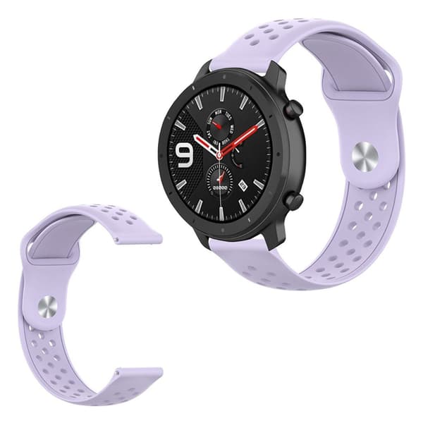Amazfit GTR 42mm / GTS silikone Urrem - Lyselilla Purple