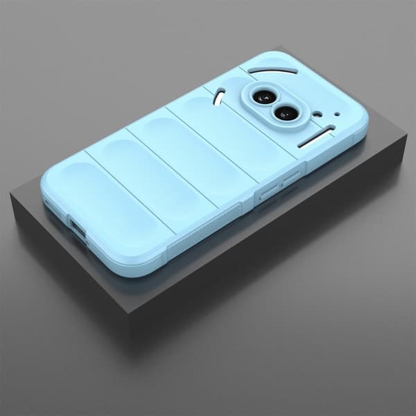 Blødt grebsformet Nothing Phone (2a) cover - Babyblå Blue