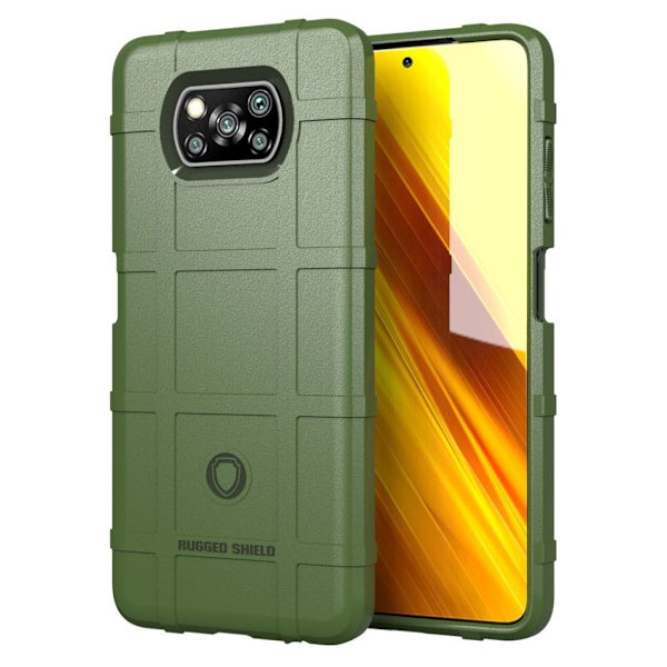 Rugged Shield Suojakotelo Xiaomi Poco X3 / Poco X3 Nfc - Vihreä Green