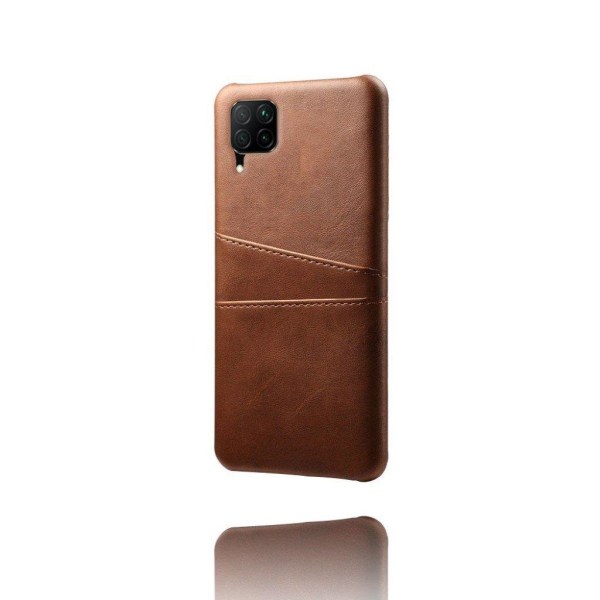 Dual Card kuoret - Huawei P40 Lite / Nova 6 SE - Kahvi Brown