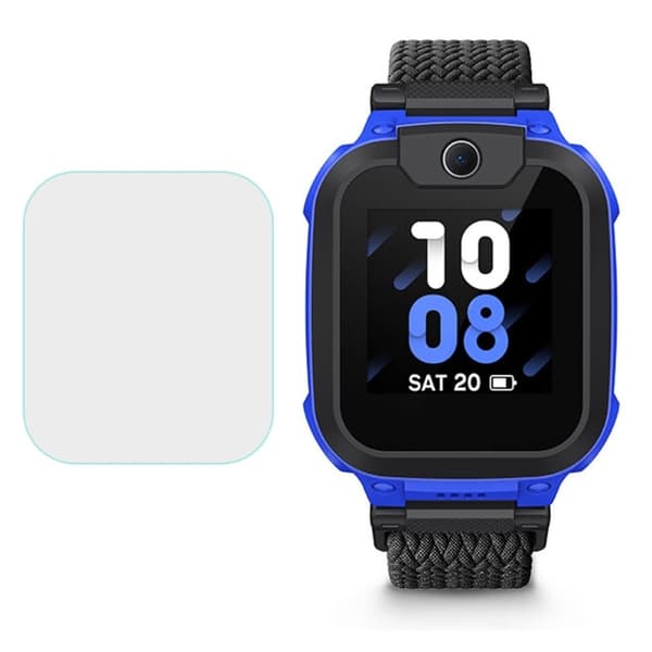 2Pcs XTC Y8 Kids Smart Watch arc edge tempered glass screen protector Transparent