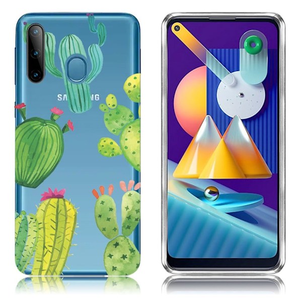 Deco Samsung Galaxy A11 / M11 Cover - Kaktus Green