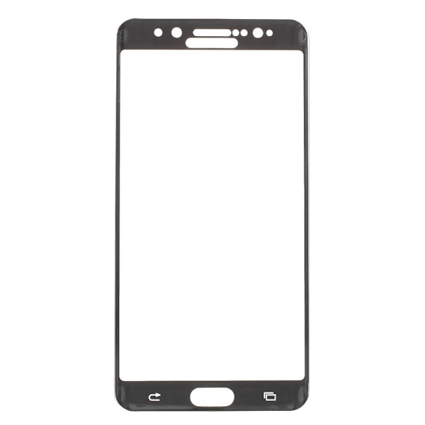 AMO Samsung Galaxy Note7 Kaareva Näytönsuoja - Musta Transparent