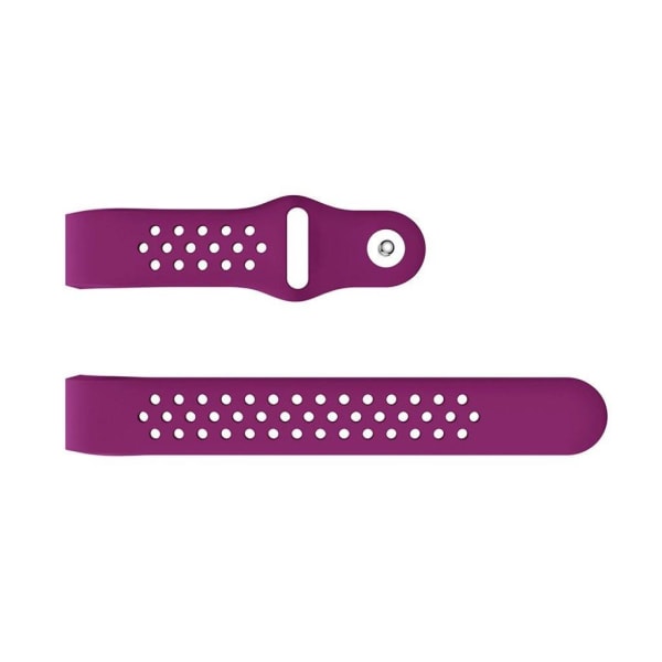 Silikoninen kellonauha Fitbit Charge 2:lle - Violetti Purple