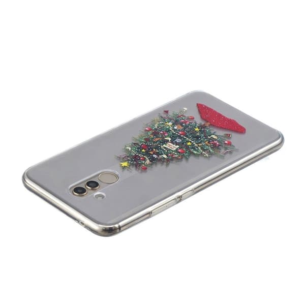 Huawei Mate 20 Lite julmönstrat fodral - Julgran multifärg