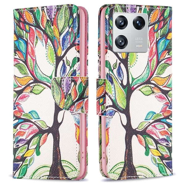 Wonderland Xiaomi 13 Läppäkotelo - Life Puu Multicolor