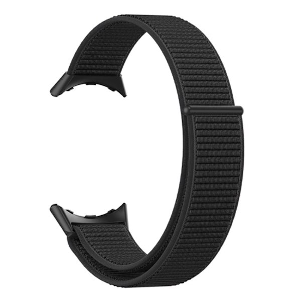 Google Pixel Watchin nylonkellohihna - Musta Black