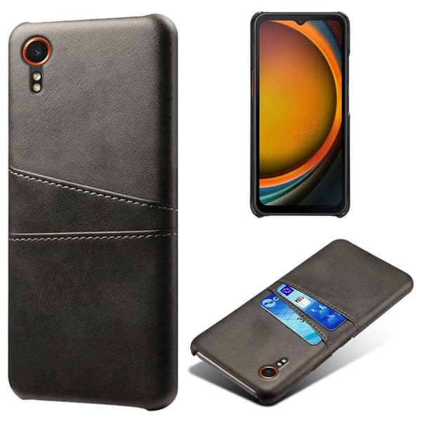 Dual Card Samsung Galaxy Xcover 7 cover - Sort Black