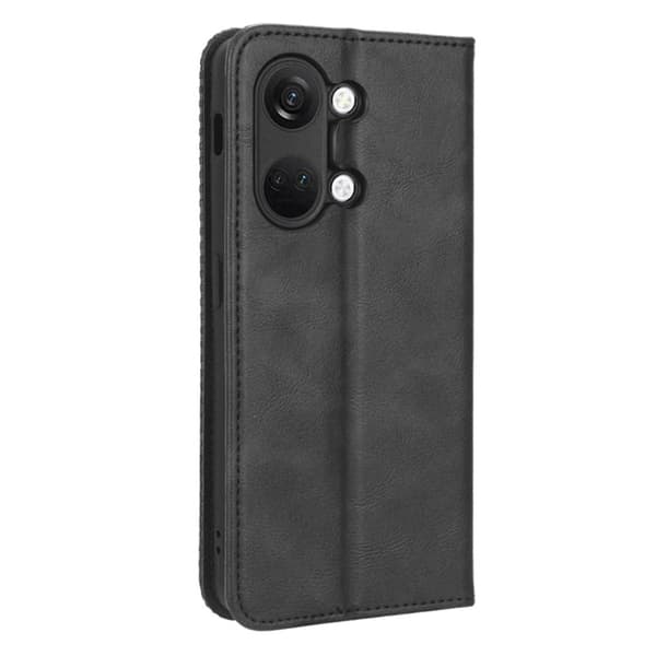 Bofink Vintage OnePlus Ace 2v Nahkakotelo - Musta Black