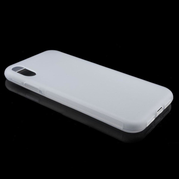 Skridsikkert, fleksibelt etui til iPhone Xs Max - Hvid White
