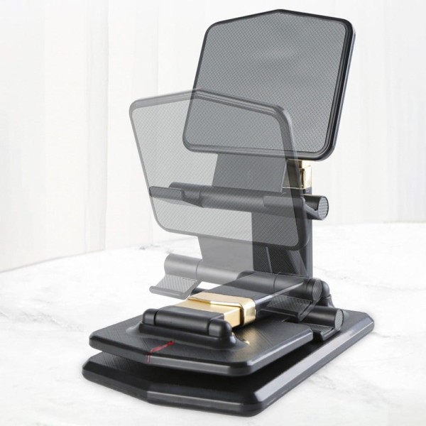 Universal justerbar holder til telefon og tablet - Sort Black