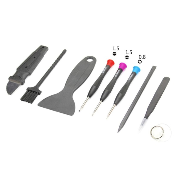 JF-876 9-i-1 verktygs-set reparera mobiltelefoner multifärg