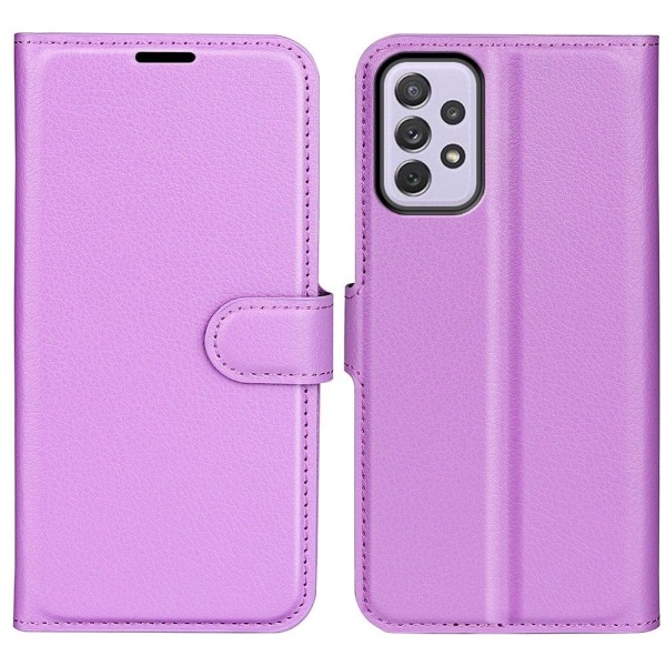 Classic Samsung Galaxy A73 Läppäkotelo - Violetti Purple