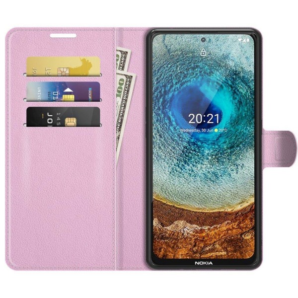 Classic Nokia X10 / Nokia X20 fodral - Rosa Rosa