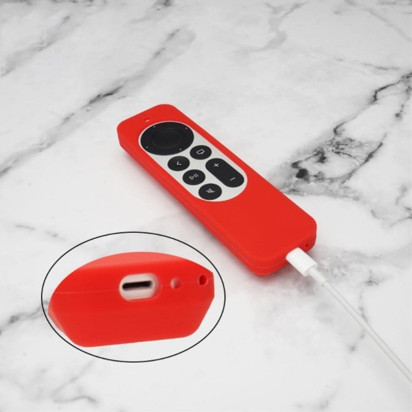 Apple TV 4K (2021) remote controller / AirTag silicone cover - G Grön