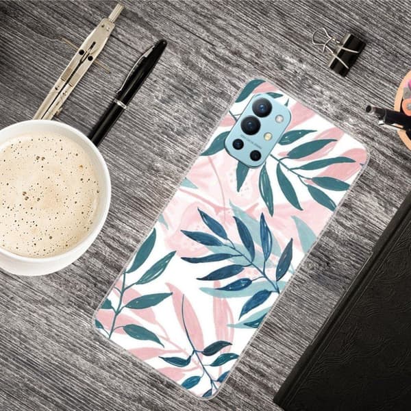 Deco Oneplus 9r Etui - Grønt Blad Green
