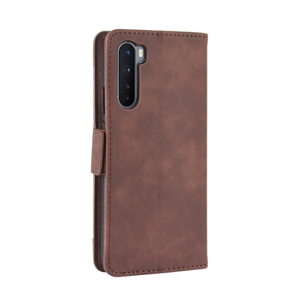 Moderni Nahkalaukku For OnePlus Nord - Ruskea Brown